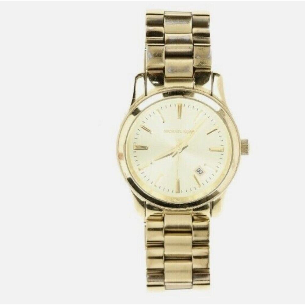 Michael Kors MK5160 Women's Gold Stainless Steel Analog Dial Quartz‎ Watch JK406